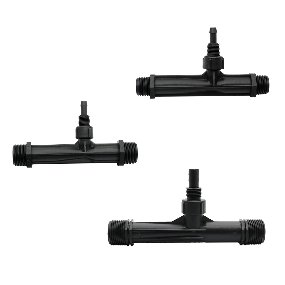 1/2, 3/4, 1,1.5 นิ้วด้าย Venturi ปุ๋ยหัวฉีดอุปกรณ์ชลประทาน 1 ชิ้น