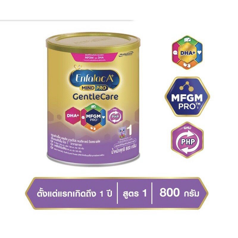 Enfalac gentle care 800g โฉมใหม่! เอนฟาแล็ค เจนเทิลแคร์