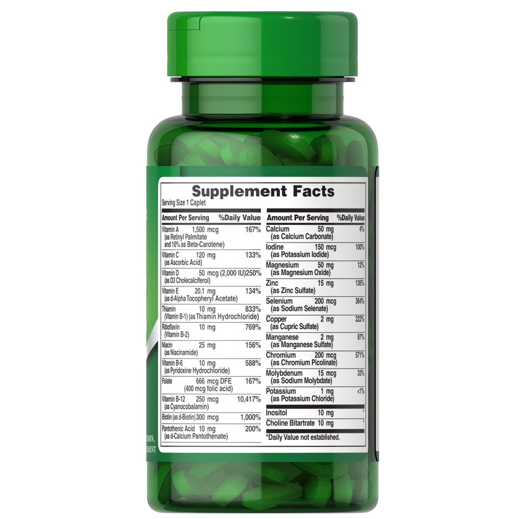 Puritan's Pride Complete One Multivitamins Timed Release / 60 Caplets