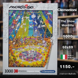 Clementoni-The Show / Mordillo ขนาด 1000 ชิ้น Made in Italy มีสินค้าที่ไทย พร้อมส่งได้ทันที