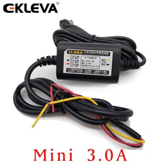 Ekleva ชุดสายเคเบิลชาร์จ USB พอร์ต DC 12V - 24V เป็น 5V 2.5A Max สําหรับกล้องติดรถยนต์