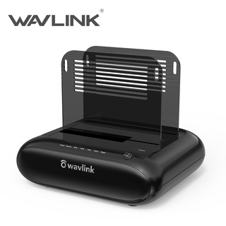 Wavlink ฮาร์ดไดรฟ์ภายนอก USB 3.0 เป็น SATA I II III สําหรับ HDD 2.5 หรือ 3.5 นิ้ว SSD พร้อมฟังก์ชั่นโคลนออฟไลน์ รองรับ UASP SATA 5Gbps [รองรับ 2x16TB]