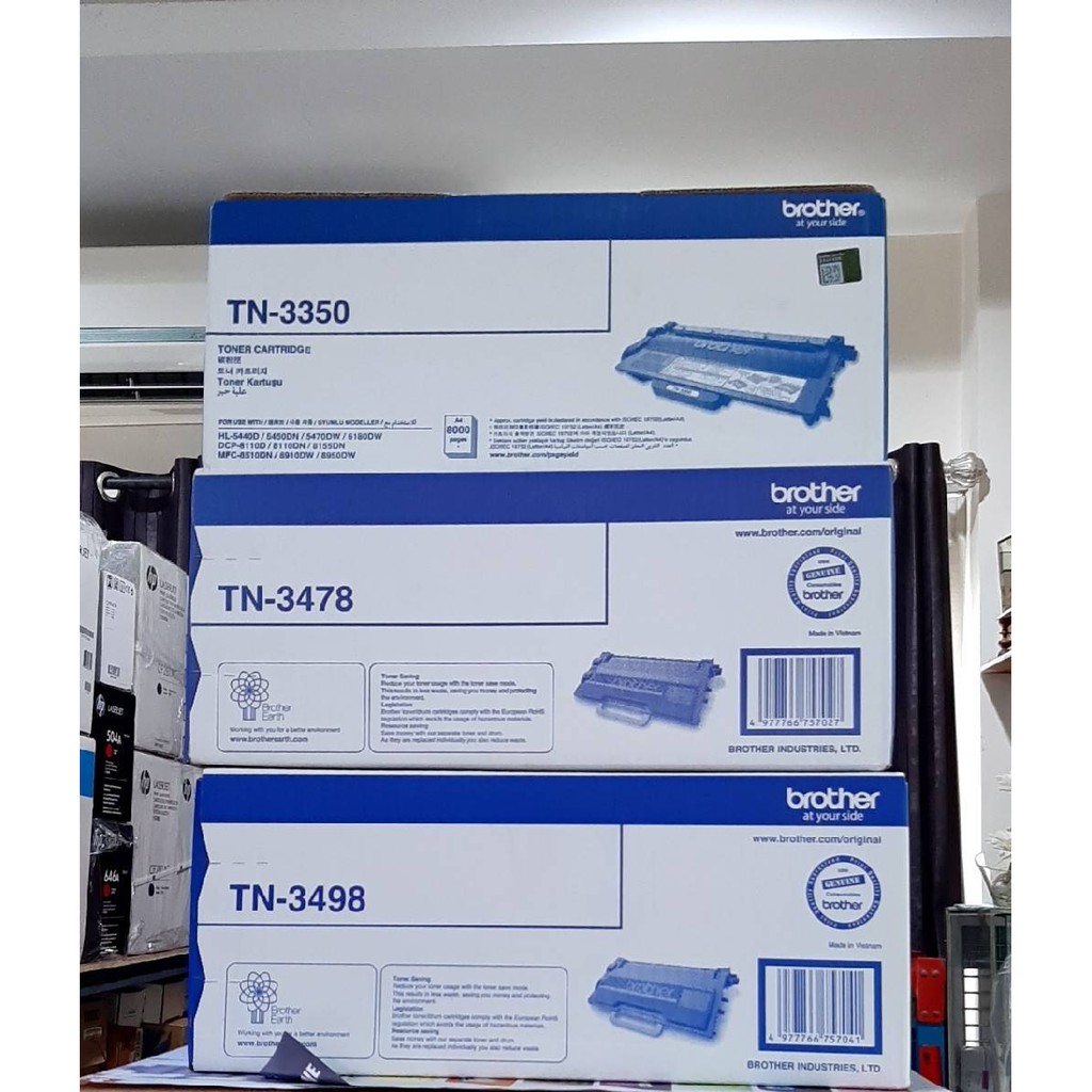 Original Brother TN3478 หมึกโทนเนอร์ แท้ Black HL-L5100Dn DCP-L5600Dn MFC-L5900Dw Brother HL-L6200Dw
