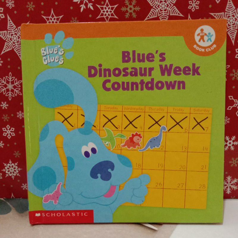 blue's Dinosaur week countdown ปกแข็งมือสอง-be2/3