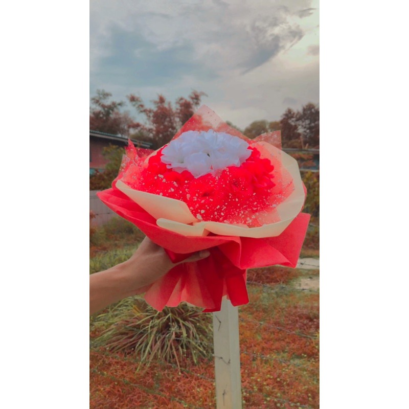 ช่อดอกกุหลาบ. ช่อดอกไม้. วาเลนไทน์ - รูปที่ 2