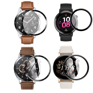 ตัวป้องกันหน้าจอ PMMA แบบเต็มปกสำหรับ Huawei Watch GT2 GT3 GT 2 3 42mm 46mm