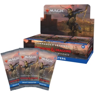 MTG : Magic The Gathering Commander Legends: Battle for Baldur’s Gate Draft Booster Box | 24 Packs (480 Magic Cards)