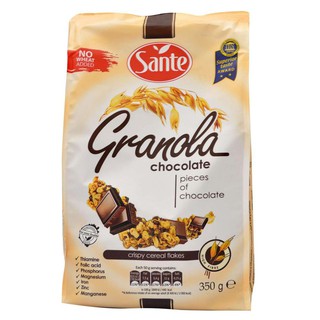 Sante Granola Chocolate 350g  ซองเต้กราโนล่าช็อกโกแลต 350 กรัม