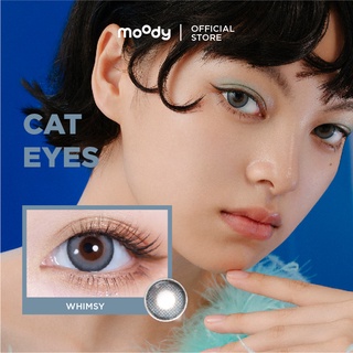 คอนแทคเลนส์สีประจําวัน Whimsy (0.00 และ -1 ถึง -8) - Cat Eyes (กล่อง/10 คู่)