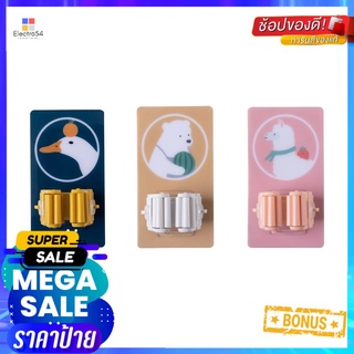 ขอแขวนไม้ถูพื้นติดเทปกาว PLIM RUB102205 3 ชิ้นHOOK TAPE BROOM GRIPPER RUB102205 (1x3)