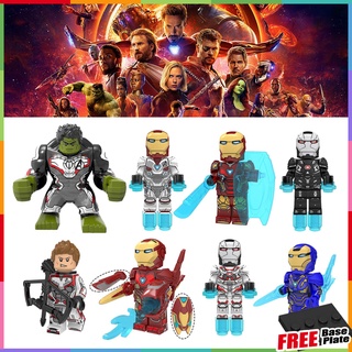 ฟิกเกอร์ Marvel Iron Man MK85 MK50 Armor The Avengers Hulk Hawkeye War Machine ขนาดเล็ก ของขวัญ ของเล่นสําหรับเด็ก