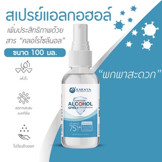 แอลกอฮอล์สเปรย์ 100 ml.