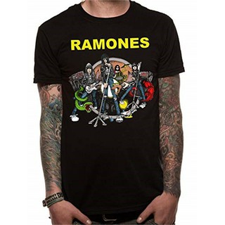 เสื้อยืดพิมพ์ลาย The ramones สำหรับผู้ชาย