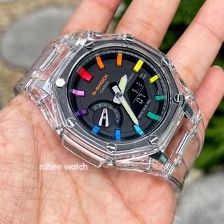 G-SHOCK Ga-2100 Customize Terminator Rainbow Jelly Fish