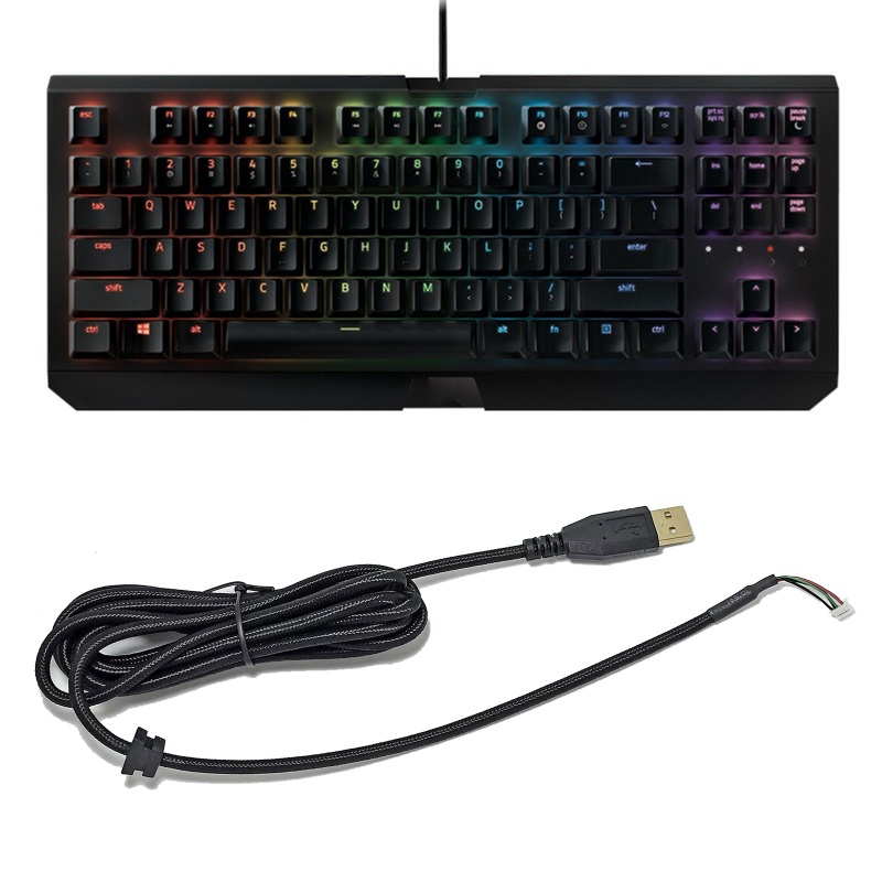 Yml3 สายเคเบิลคีย์บอร์ด USB PVC แบบเปลี่ยน สําหรับ Razer Blackwidow X Chroma