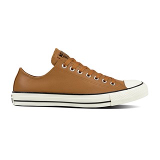 [สินค้าลิขสิทธิ์]Converse Chuck Taylor All Star Leather Ox  Burnt Caramel รองเท้าคอนเวิส ชัดเทเลอร์ หนัง สีคาราเมล