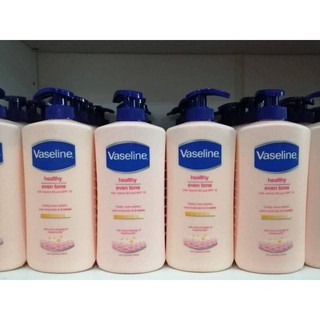 Vaseline Healthy Even Tone With Vitamin B3 And SPF 10 : 400 ml  โลชั่นบำรุงผิวให้ความชุ่มชื้น