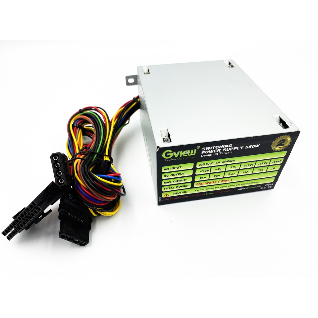 Power Supply (พาวเวอร์ซัพพลาย) Gview 550W G019 สินค้าใหม่ถอดจากเคส