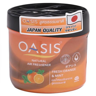 เจลปรับอากาศ OASIS ออเร้นท์&amp;มิ้นท์ 180g ให้ความหอมสดชื่นยาวนาน และกลบกลิ่นอันไม่พึงประสงค์