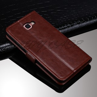 Samsung Galaxy A9 Pro (2016) Retro Flip Wallet Leather Phone Case