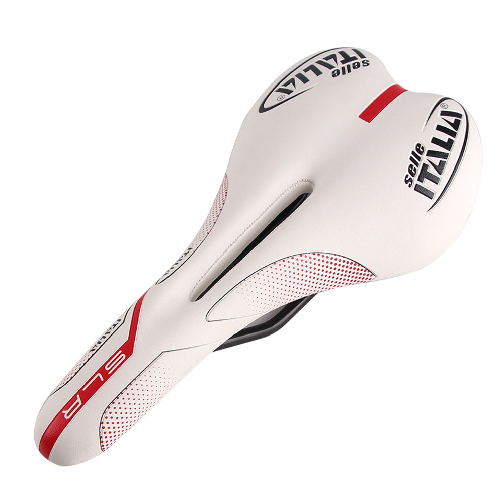 Selle Italia BIKE Saddle Road เบาะนั่งจักรยานสบายผู้หญิงผู้ชาย Vtt Racing เบาะด้านหน้า Mountain PU เสื่อขี่จักรยานขี่อะไหล่