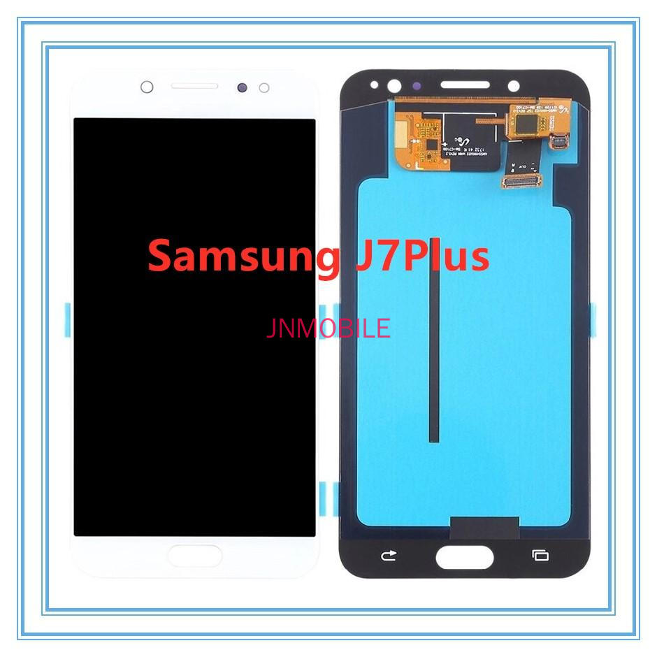 LCD Samsung J7Plus/C710,จอชุด LCD+ทัสกรีน J7Plus/C710 งานดี ใส่ง่าย