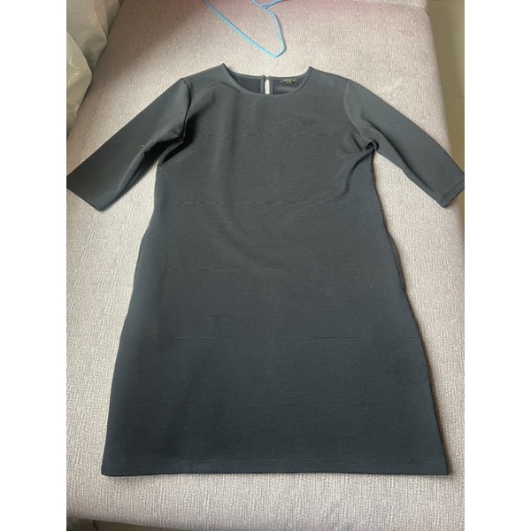 เดรสEspada แขนสามส่วนสีดำ