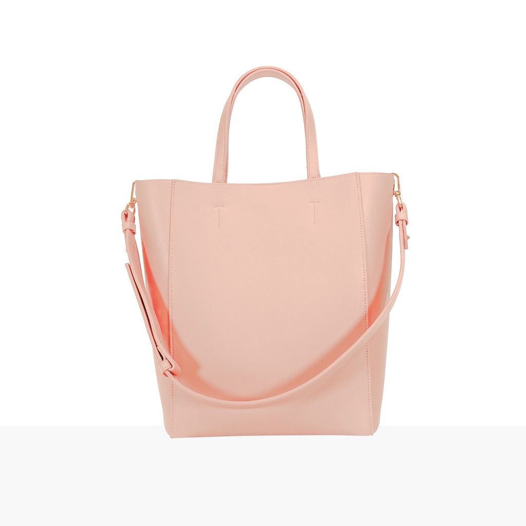 knack.bag -Tote bag (L) - Peach (สีพีช) กระเป๋าถือกระเป๋าสะพาย