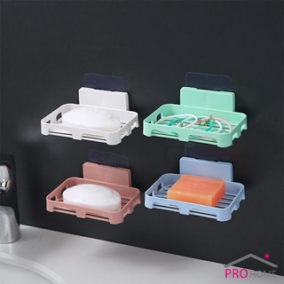 ที่วางสบู่พลาสติก  ที่วางฟองน้ำล้างจาน  ไม่ต้องเจาะผนัง Wall-mounted soap dish