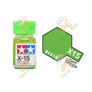 สีสูตรน้ำมัน Tamiya Enamel X15 Light Green 10ml