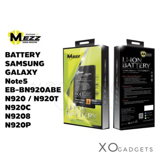 Mezz แบตเตอร์รี่ SAMSUNG GALAXY Note5  EB-BN920ABE N920 / N920T N920C N9208 N920P batt แบต มีมอก รับประกัน1ปี