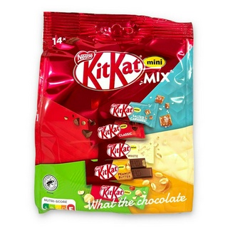 Kitkat mini mix คิทแคทรวม 5 รสในห่อเดียว (นำเข้าจากยุโรป)