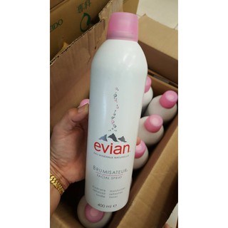 สเปรย์น้ำแร่ Evian facial spray 400ml.ขวดใหญ่สุด