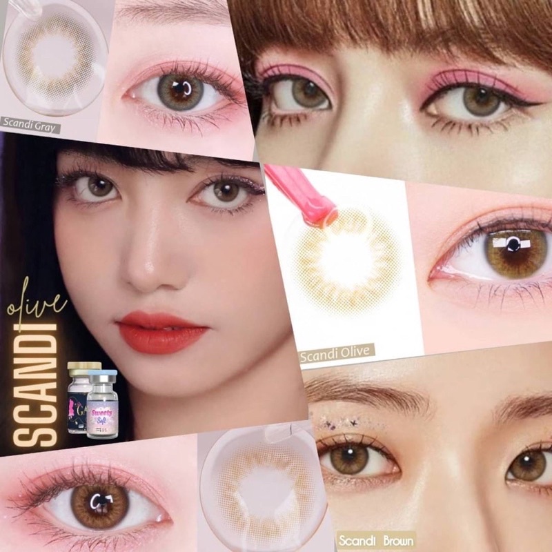 คอนแทคเลนส์ Scandi Olive - Gaezz Secret สีเขียวมะกอกขนาดมินิ มีสายตาถึง -10.00 - รูปที่ 4