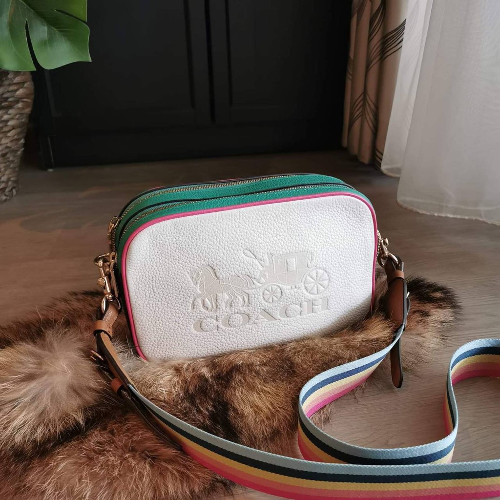 New Coach JES CROSSBODY IN COLORBLOCK (COACH F72704) | Shopee Thailand