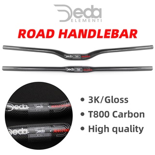 Deda อะไหล่แฮนด์บาร์ คาร์บอน 3K สีดําวาว สําหรับจักรยานเสือภูเขา