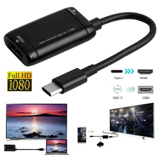 อะแดปเตอร์แปลงสัญญาณ Usb 3 . 1 Tipo C Para Hdmi / De V Deo Mhl De Alta Defini O Tv Telefone / Til