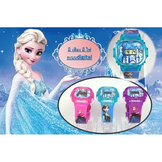 (พร้อมส่ง) นาฬิกาเด็ก มีเสียง+มีไฟ จอแสดงผลLED ระบบดิจิตอล น…