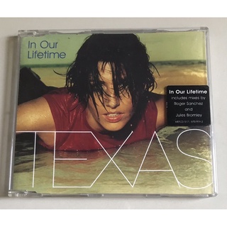 ซีดีซิงเกิ้ล ลิขสิทธิ์ มือ 2 สภาพดี...219 บาท “Texas” ซิงเกิ้ล "In Our Lifetime" แผ่นหายาก Made in EU