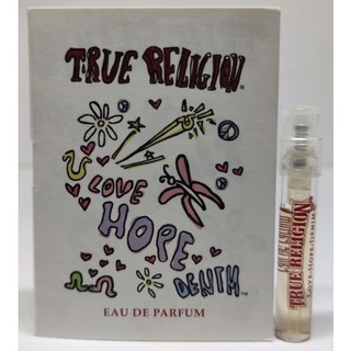 Vial 💢 TRUE RELIGION 🌈 Love Hope EDP 1.52ml น้ำหอมพกพาไวออล น้ำหอมแท้💯