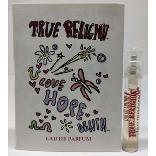 Vial 💢 TRUE RELIGION 🌈 Love Hope EDP 1.52ml น้ำหอมพกพาไวออล น้ำหอมแท้💯