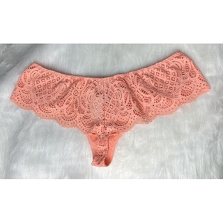 Victoria’s Secret แท้ ผ้าฉลุ สวย wide thong -size L มาตรฐาน