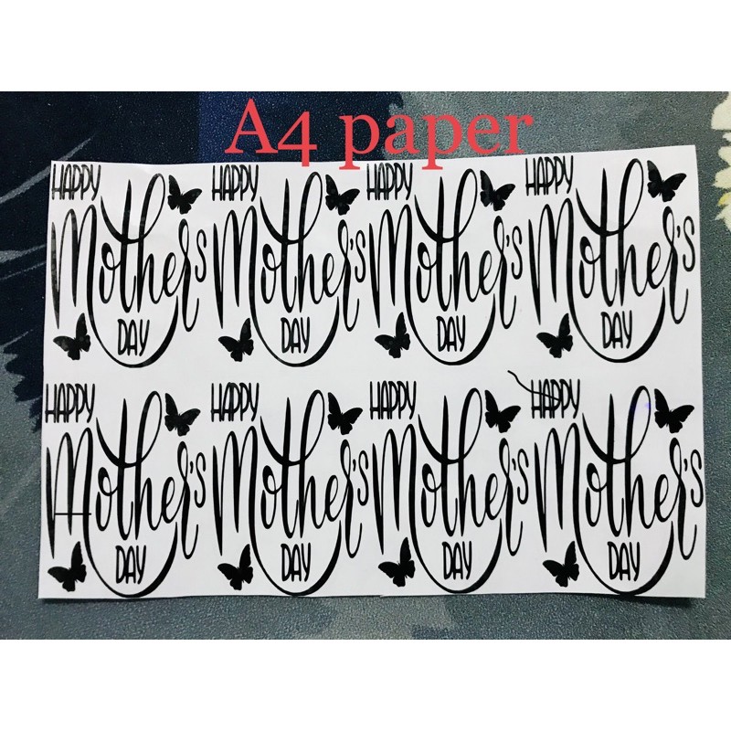 MOTHERS DAY / FATHERs DAY BALLOON STICKER ‍ ️