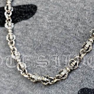 สร้อยคอเงินแท้ ลายวัชระ Vajra-Dorje Necklace M ตะขอ T-Bar Star of David NSBL1725 NSNL1180