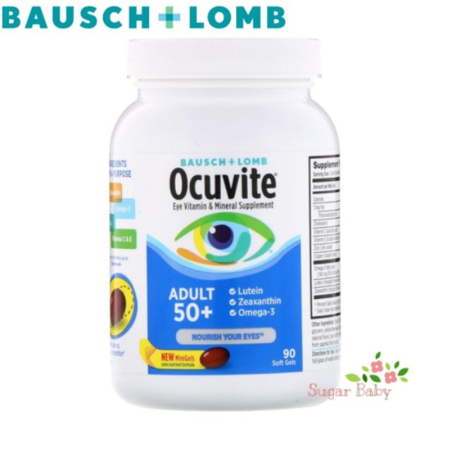 Bausch & Lomb Ocuvite Eye Vitamin วิตามินบำรุงสายตา 50 +