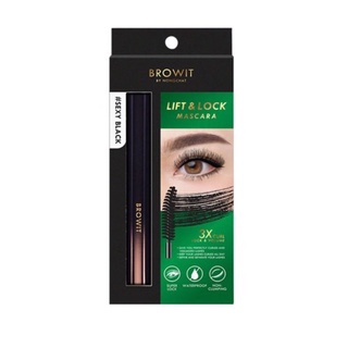 BROWIT ลิฟต์แอนด์ล็อกมาสคาร่า 6G มาสคาร่าน้องฉัตร มี 4 lสีให้เลือก