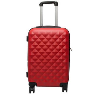 Getzhop กระเป๋าเดินทาง กระเป๋าขึ้นเครื่อง luggage กระเป๋าแฟชั่น Size 20"(Red)