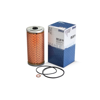 BENZ กรองเครื่อง ไส้กรองน้ำมันเครื่อง (Oil Filter) ยี่ห้อ MAHLE OX92D เครื่อง M119 ( เครื่อง 8 สูบ ) รุ่น S500 W140 R129