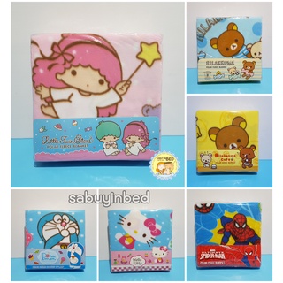 ผ้าห่มสำลี 5 ฟุต Sanrio แท้! เนื้อนุ่ม งานไทย ลายพิมพ์ชัด