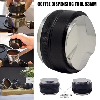 COD✔ Coffee Tamper Macaron (2ด้าน) แทมเปอร์มาการอง หัวคู่ ที่กด ที่กดกาแฟมาการอง ที่อัดกาแฟ 51/53/58มม